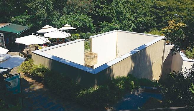 위에서 찍은 윤동주 문학관