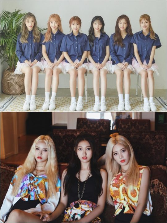 그룹 에이프릴과 이달의 소녀 두 번째 유닛 오드아이서클이 21일 방송되는 Mnet ‘엠카운트다운’에 출연한다.