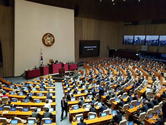 국회 본회의/사진= 백지수