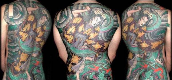 이레즈미 문신. /인터넷 캡쳐