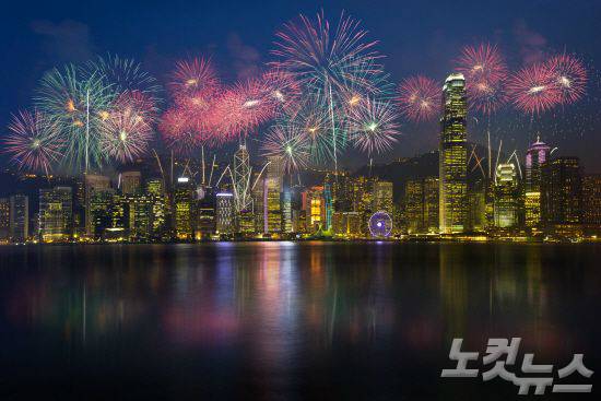 눈부시게 아름다운 홍콩의 야경. (사진=참좋은여행 제공)