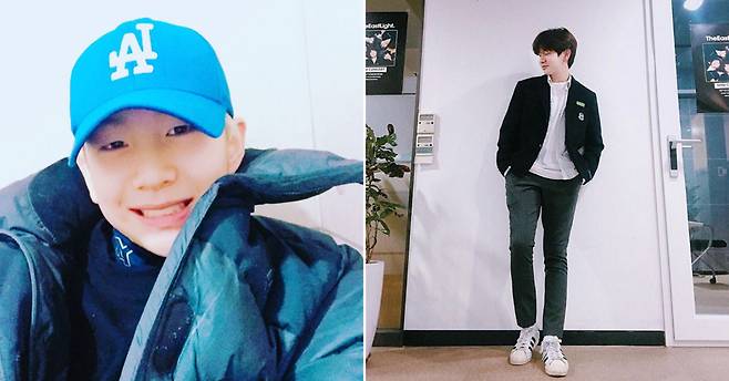 2월에 올라온 사진과(왼), 10월에 올라온 사진(오). [사진 이우진 인스타그램]