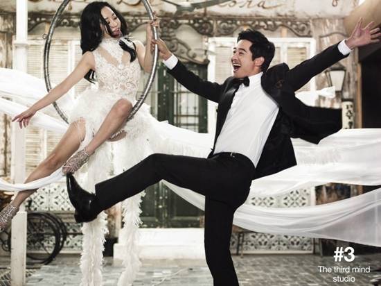 이세창-정하나 부부의 웨딩 화보 (사진=해피메리드 컴퍼니, 더써드 마인드 스튜디오 제공)