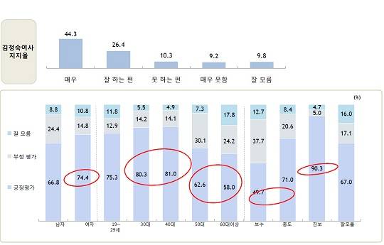 데일리안이 의뢰해 여론조사 기관 알앤써치가 무선 100% 방식으로 실시한 11월 둘째 주 국정지지율 정례조사 결과ⓒ알앤써치