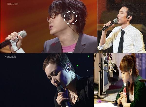 이승환, 유희열, 이소라, 소녀시대 태연/ 사진=방송캡처, 드림팩토리(이승환)