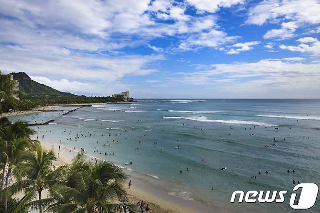 하와이 와이키키 해변. 참좋은여행 제공.© News1
