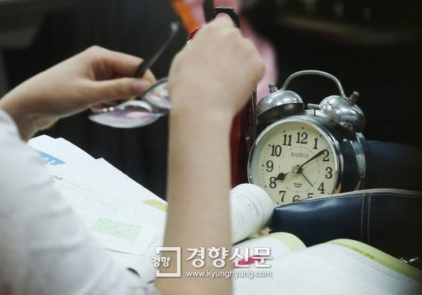 2016년 11월 17일 서울 이화여자외고 고시장 풍경. 이준헌 기자