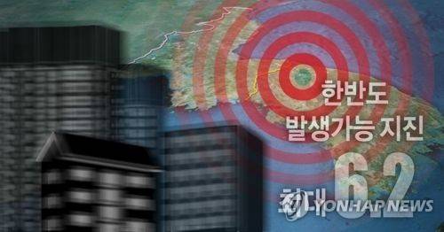 기상청, 한반도 발생가능 지진 최대규모 6.2(PG) [제작 이태호] 사진합성, 일러스트