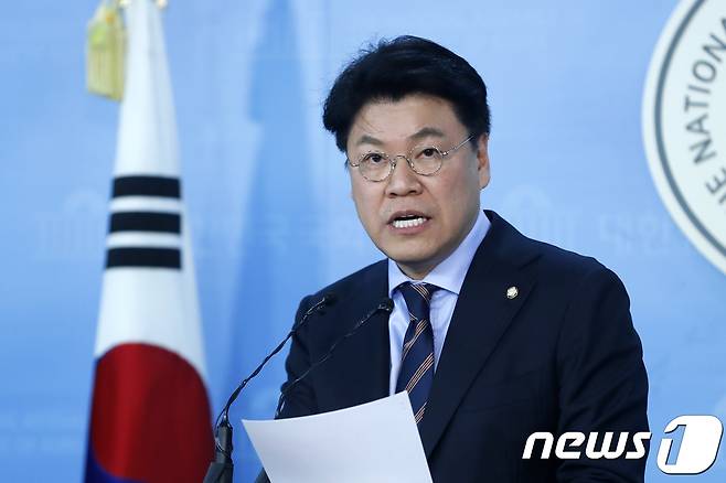 장제원 자유한국당 수석대변인. 뉴스1 © News1 안은나 기자