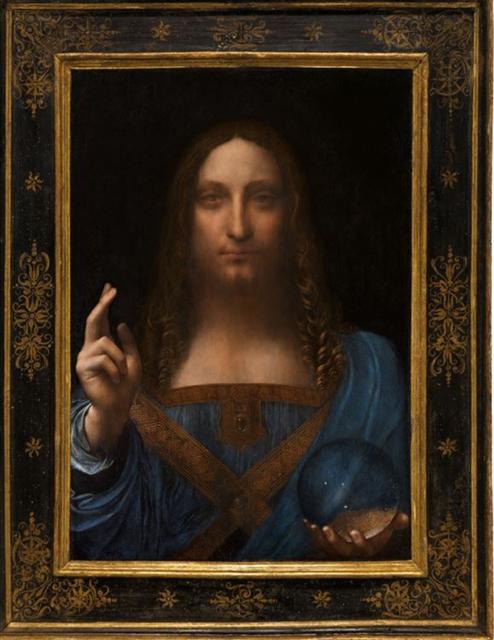 레오나르도 다빈치의 예수 초상화 '살바토르 문디'(구세주)