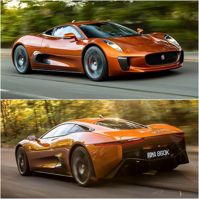 '007 스펙터'에 출연한 C-X75 (이미지: 재규어)