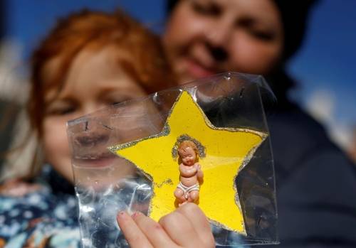 아기 예수 (바티칸 로이터=연합뉴스)