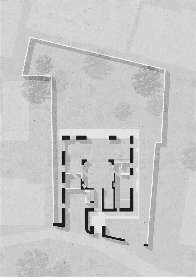 청운동 주택 2층 평면도. 테크토닉 랩 제공