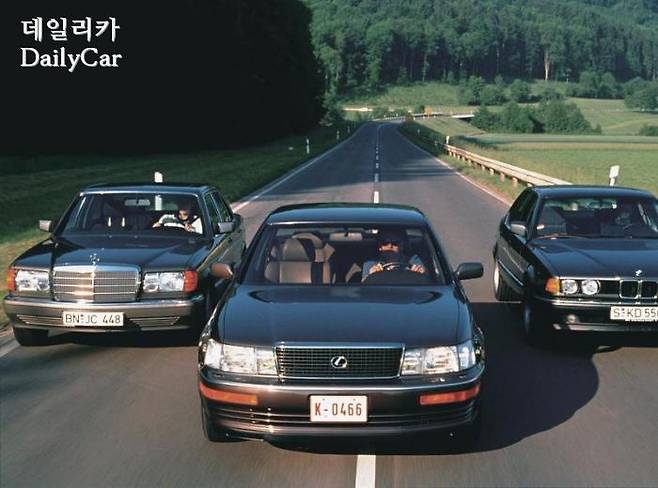 렉서스, 서클 F 프로젝트(LS와 경쟁 차종 비교 테스트)