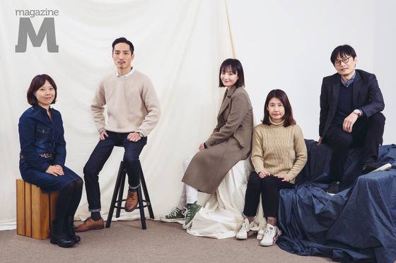 김의석 감독, 김현정 감독, 조은지 감독, 남동철 프로그래머, 지세연 프로그래머 / 사진=라희찬(STUDIO 706)