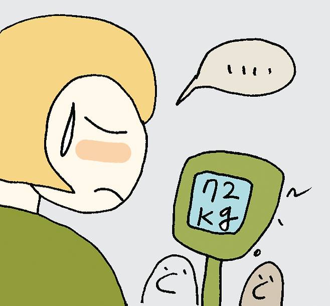 많은 사람들이 몸무게를 줄이려고 노력하지만 체중 감량에 성공하는 경우는 그리 많지 않다. 일러스트=강일구