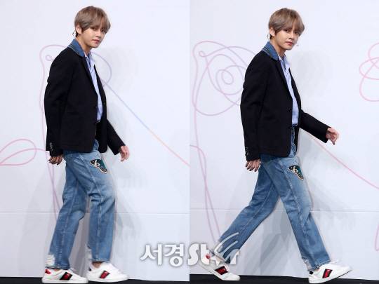 ‘세계 최고 미남 1위 뷔가 나가신다 길을 비켜라~’