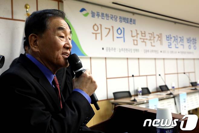 이재오 늘푸른한국당 대표. 2017.12.12/뉴스1 © News1 박정호 기자