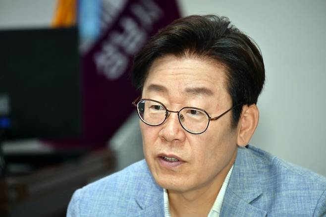 이재명 성남시장. 한겨레DB
