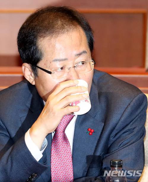 【서울=뉴시스】이영환 기자 = 홍준표 자유한국당 대표. 2017.12.29.  20hwan@newsis.com