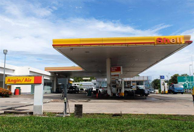 브루나이의 독점 주유소, 셸(shell).