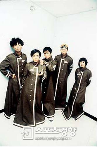 1996년 영턱스클럽의 최승민 한현남 지준구 박성현 임성은. 스포츠경향DB