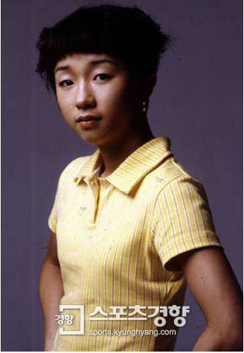 1996년 영턱스클럽의 송진아. 스포츠경향DB