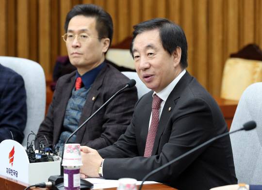 김성태 자유한국당 원내대표/연합뉴스
