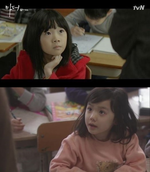 `마더` 허율(위), 아시다 마나. 사진l tvN, 일본 NTV 방송화면 캡처