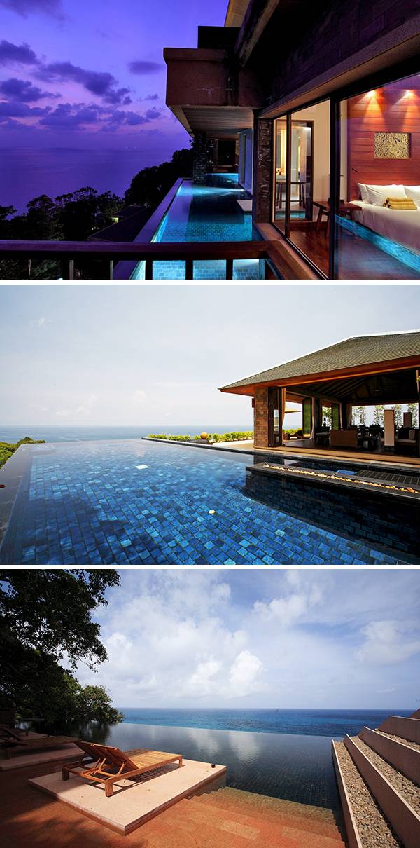 절벽 꼭대기에 위치한 이곳은 주위 풍경이 더없이 아름다운 곳이다. / 파레사 리조트