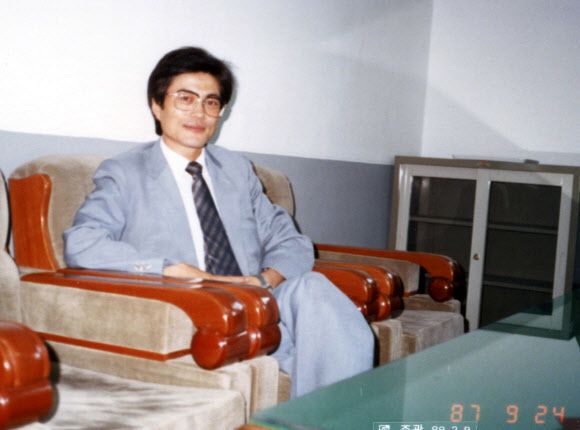 변호사 시절의 문재인 대통령 - 1987년 인권변호사로 활동했던 문재인 대통령연합뉴스
