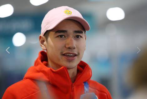 1일 강릉선수촌에서 인터뷰에 나선 헝가리 남자 쇼트트랙 대표팀의 샤오앙 류.(강릉=연합뉴스)