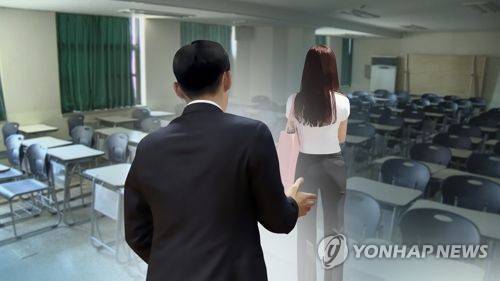 교수 성희롱 [연합뉴스TV 제공]