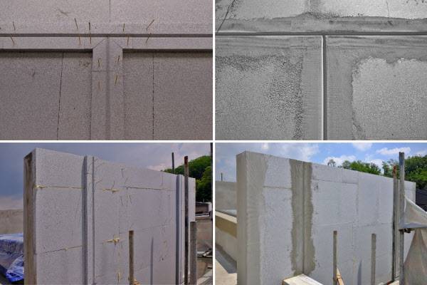 단열재 설치 후 조인트 모르타르를 바른 모습. /Sto A&C