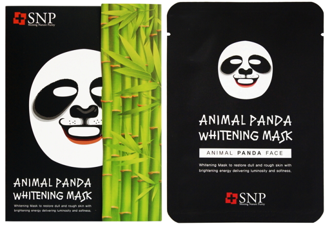 PX서 판매 시작하는 SNP화장품 마스크팩 ‘SNP 애니멀 팬더 화이트닝 마스크’
