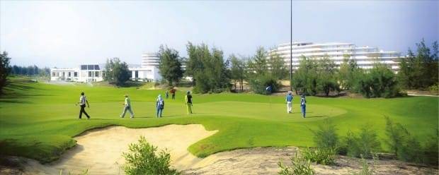 동남아에서 가장 아름다운 골프 코스 중 하나인 FLC 퀴논 골프 링크스  이민희 여행작가