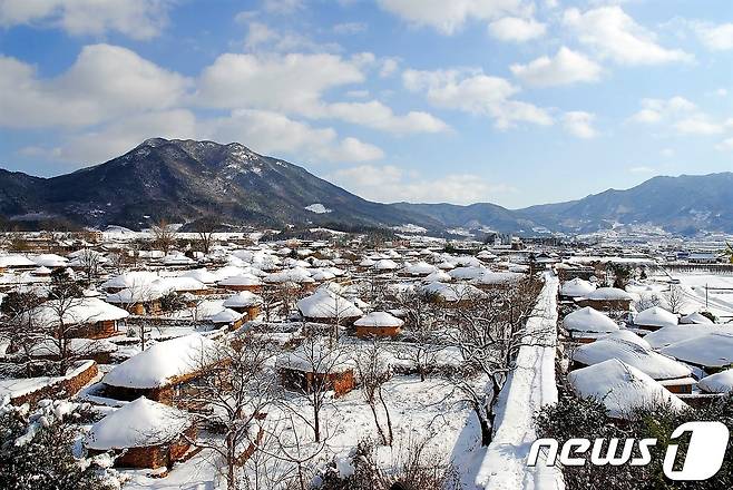 낙안읍성의 겨울.(순천시 제공)/뉴스1 © News1