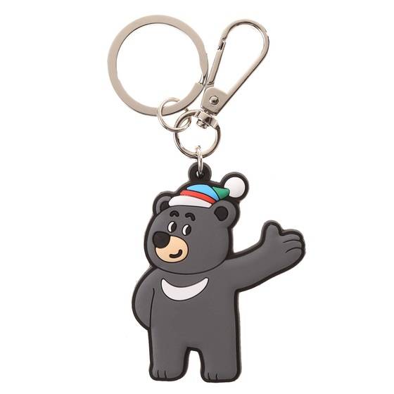 발랄한 수호랑과 달리 진중하면서도 귀여운 모습의 반다비. 사진은 공식 온라인 스토어에서 판매하는 반다비 열쇠고리다. [사진 2018 평창 동계 올림픽 대회 공식 홈페이지]