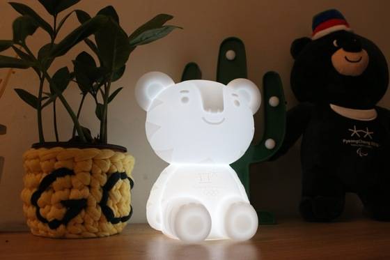 수호랑 무드등. [사진 2018 평창 동계 올림픽 대회 공식 홈페이지]