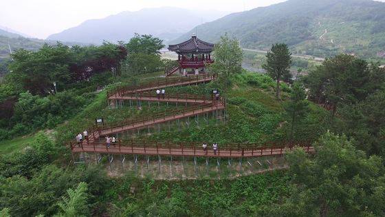 산청휴게소 안에 있는 효드림 테마공원. [사진 한국도로공사]