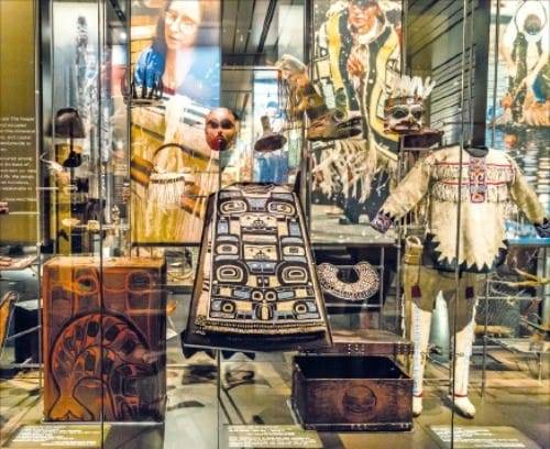 알래스카 최대 규모의 앵커리지 박물관 내부