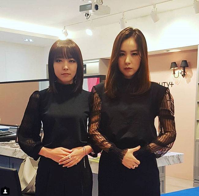 심은진, 간미연 / 사진=인스타그램