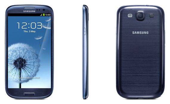 갤럭시S3 페블블루 색상. (사진=삼성전자)