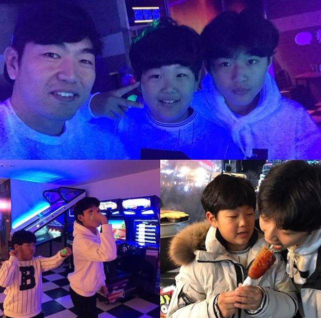 이종혁과 두 아들