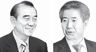 이철 전 의원(左), 노무현 전 대통령(右)
