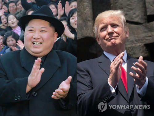 김정은 북한 노동당 위원장(왼쪽)과 도널드 트럼프 미국 대통령[AFP=연합뉴스]