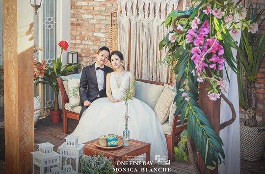 개그맨 김형인의 웨딩화보/사진제공=해피메리드컴퍼니,봉드,원파인데이스튜디오