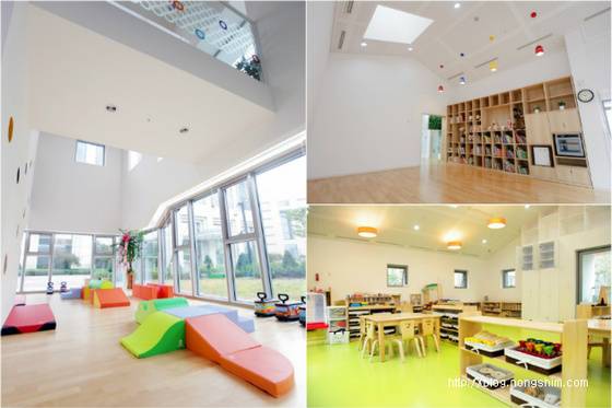 김광현 교수가 설계한 농심어린이집의 내부. [사진 농심닷컴 블로그]