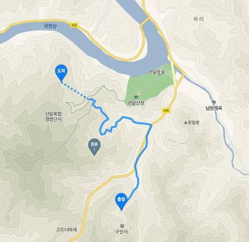 구인사에서 정감록 체험마을까지는 5km 남짓이다. 온달산성 등 주요 관광지도 지척이다.(성연재 기자)