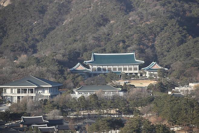 2017년 1월 27일 설 연휴 당시 탄핵 상태였던 박근혜 전 대통령이 머물렀던 청와대 관저의 모습. 연합뉴스